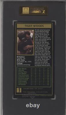 1993-98 Champions of Golf The Masters Collection Tiger Woods #1997 SGC 86