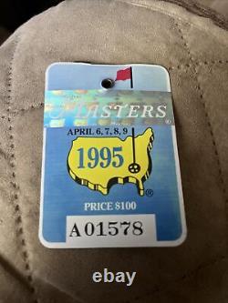 1995 Masters Badge Augusta National Golf Club Tiger Wood 1st Major Appearance