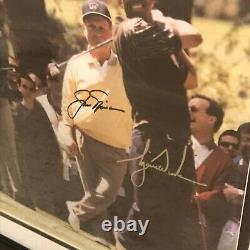 1996 Masters Arnold Palmer, Jack Nicklaus, Tiger Woods Autographed 16x20 LIMITED