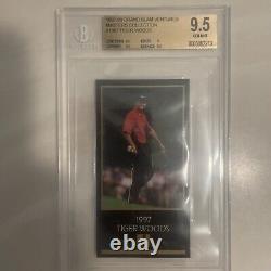 1997-98 Tiger Woods Masters Collection Bgs 9.5 Rc Grand Slam Ventures #1997