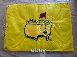 1997 Augusta Masters PIN FLAG ORIGINAL EMBROIDERED RARE TIGER WOODS Golf Win