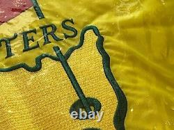 1997 Augusta Masters PIN FLAG ORIGINAL EMBROIDERED RARE TIGER WOODS Golf Win