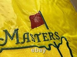 1997 Augusta Masters PIN FLAG ORIGINAL EMBROIDERED RARE TIGER WOODS Golf Win