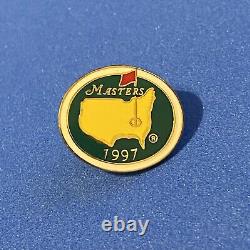 1997 Masters Augusta National Golf Club EMPLOYEE Pin Tiger Woods Won RARE