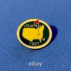 1997 Masters Augusta National Golf Club EMPLOYEE Pin Tiger Woods Won RARE