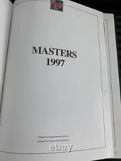 1997 Masters Golf Annual Yearbook Augusta National Woods Win