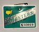 1997 Masters Series Tournament Badge Augusta National Golf Tiger Woods