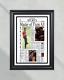 1997 Tiger Woods Masters Champion Framed Front Page Newspaper Print