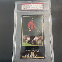 1998 Champions Of Golf Masters Collection Tiger Woods RC Rookie PSA 8 NM-MT