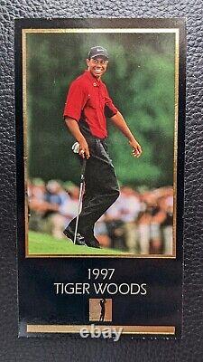 1998 Grand Slam Ventures Golf The Masters Collection Set Gold Box Tiger Woods RC