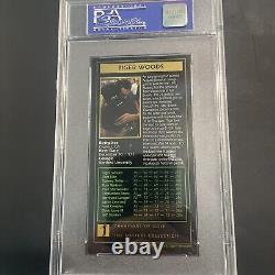 1998 Tiger Woods Champions of Golf Masters Collection GOLD FOIL PSA 8 Nike