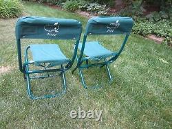 2002 Augusta National Masters Folding Chairs Set of 2 Tiger Woods Champion