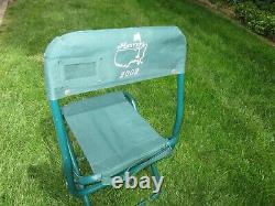 2002 Augusta National Masters Folding Chairs Set of 2 Tiger Woods Champion