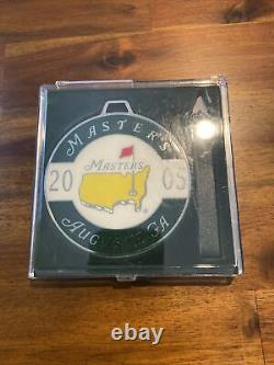2005 Masters Golf Tournament Bag Tag, Tiger Woods Historic Win At Augusta