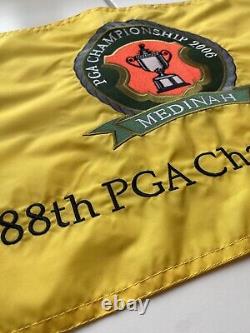 2006 MEDINAH PGA CHAMPIONSHIP Golf Pin Flag Masters TIGER WOODS Winner! Rare