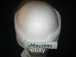 2019 AUGUSTA Masters Tournament WHITE Visor/Cap TIGER WOODS Winner NWT