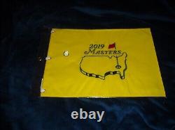 2019 Authentic Masters Golf Pin Flag Emroidered AUGUSTA NATIONAL TIGER WOODS &&