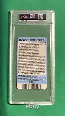 2019 Masters Augusta National GC Tuesday BERCKMANS PLACE Badge PSA 9 Tiger Woods