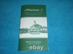 2019 Masters Golf Pin Flag Emroidered AUGUSTA NATIONAL TIGER WOODS WIN