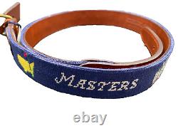 2024 Masters Icons Smathers & Branson Golf Belt Needle Point Augusta Size 36