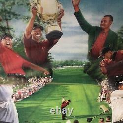 50 Copies TIGER WOODS LITHO GOING FOR THE GREEN 1-50 Of 1000 Masters