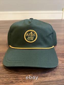 ANGC MEMBER ONLY BLUE ROPE HAT Augusta National Golf Club Clubhouse GREEN RARE