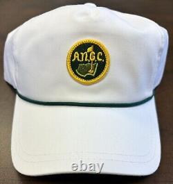 Augusta National Golf Club White Members Only Logo Rope Hat Slouch Fit NWT