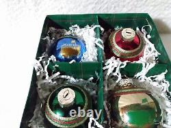 Augusta National Masters Golf Christmas Tree Holiday Ornament Rare Set Of 4