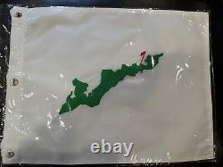 Fishers Island Club Golf Pin Flag PGA OPEN MASTERS TOP 100 TIGER NICKLAUS PALMER