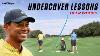 Inside A Tiger Woods Range Session Undercover Lessons Golf Digest