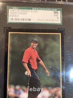 MINT 9 Tiger Woods ROOKIE SGC 96 1998 Champions of Golf The Masters Collection