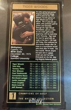 MINT 9 Tiger Woods ROOKIE SGC 96 1998 Champions of Golf The Masters Collection