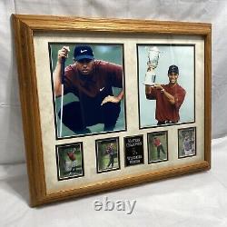 Masters Champion Tiger Woods Tiger's Tale Golf Cards Photos Wooden Framed