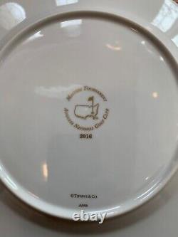 Masters Golf Augusta National Club flowers Collectors Tiffany & Co Plate Rare