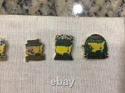 Masters Golf Commemorative Complete Pin Set 2001-2018 Rare Lot Augusta National