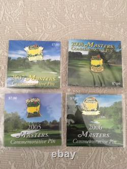 Masters Golf Commemorative Complete Pin Set 2001-2018 Rare Lot Augusta National