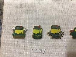 Masters Golf Commemorative Complete Pin Set 2001-2018 Rare Lot Augusta National