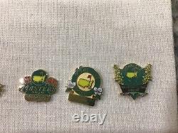 Masters Golf Commemorative Complete Pin Set 2001-2018 Rare Lot Augusta National