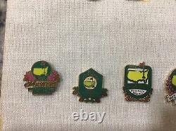 Masters Golf Commemorative Complete Pin Set 2001-2018 Rare Lot Augusta National