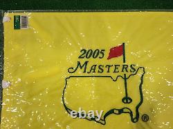 NEW 2005 Masters Golf Flag Tiger Woods Win! Augusta National Tournament