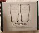 Nib Masters Golf Tournament Crow's Nest Pub Style Glasses With Etched Logo