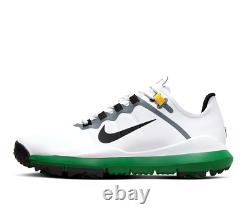 New Nike Tiger Woods TW'13 Masters Golf Cleat White Green Pine Sz 12 DR5752-100