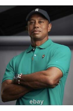 Nike Polo Tiger Woods Frank Neptune Green MASTERS Golf Augusta National 2X Large