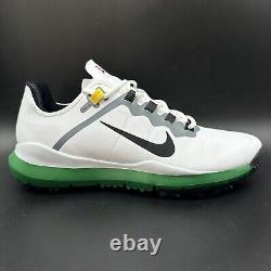 Nike TW'13 Masters White Black Green Tiger Woods Golf DR5752-100 Size 11.5