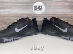 Nike TW'13 Tiger Woods Masters Golf Shoes Black Red size 11.5 DR5752 016