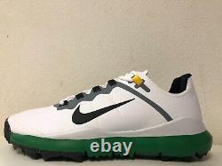 Nike TW'13 White Black Pine Green Tiger Woods Masters DR5752-100 Size 9.5