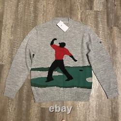 Nike Tiger Woods Knit Golf Pullover Sweater First Masters Win DA4151 063 Sz M