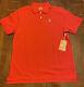 Nike Tiger Woods Tw Fist Pump 82 Polo Masters Championship Red Dc0347-657 Small