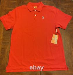 Nike Tiger Woods TW Fist Pump 82 Polo Masters Championship Red DC0347-657 Small