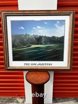 Official 2001 The Masters Amen Corner (11&12th Holes) Poster Tiger Woods Slam